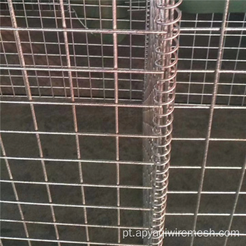 Caixa de Gabion soldada galvanizada Gabion